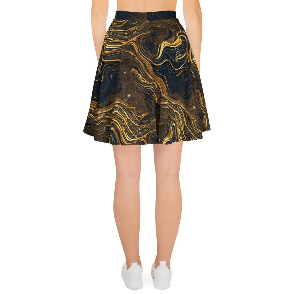 Auric Undertow on Skater Skirt — Back