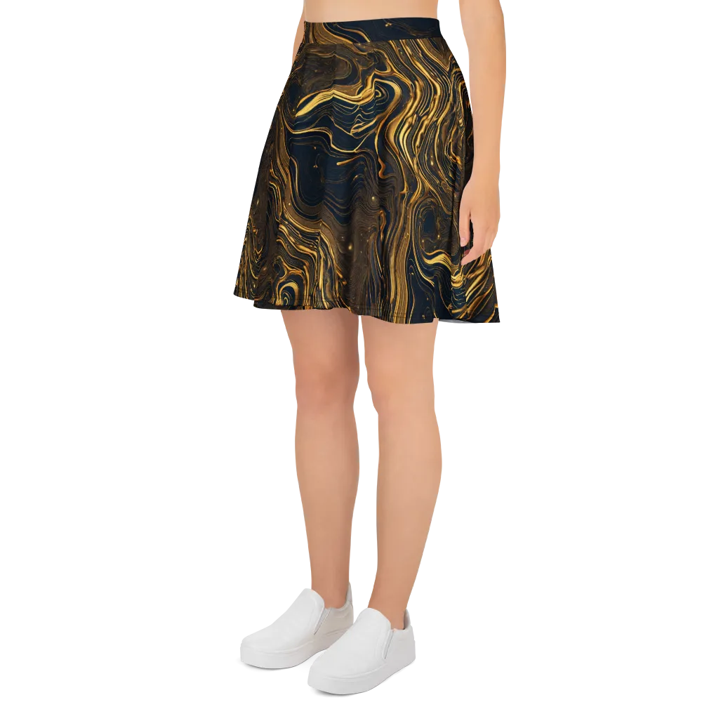 Auric Undertow on Skater Skirt — Left