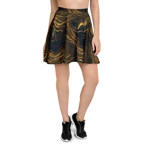 Auric Undertow on a Skater Skirt