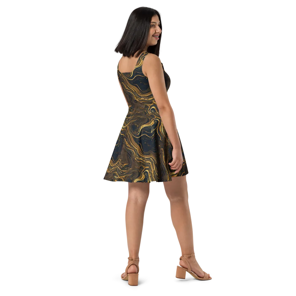 Auric Undertow on Skater Dress — Right