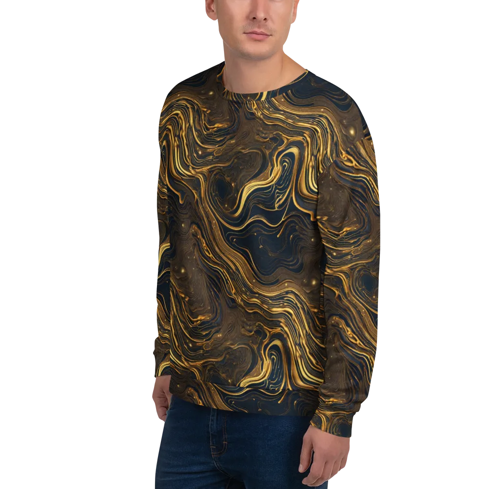 Auric Undertow on Sweatshirt — Left Front