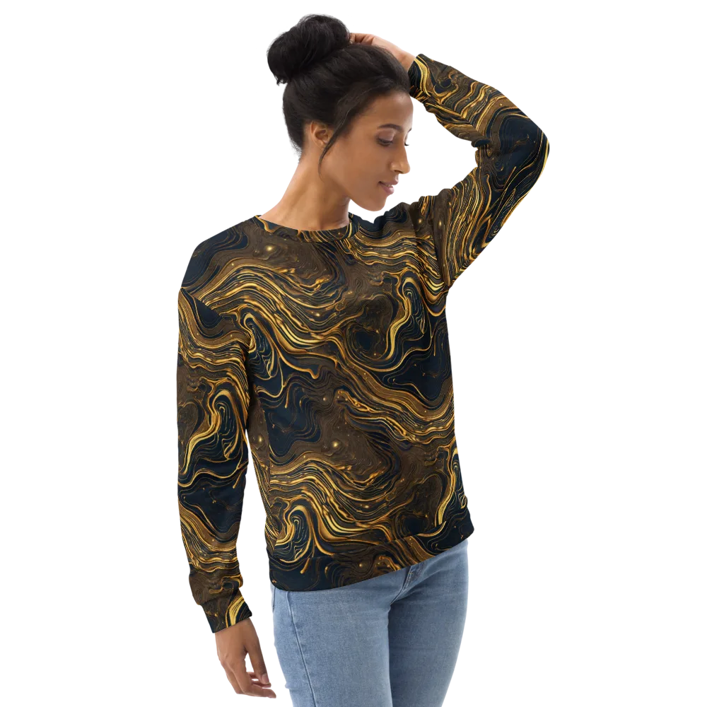 Auric Undertow on Sweatshirt — Right Front