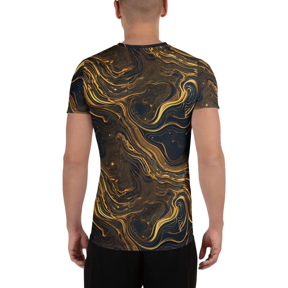 Auric Undertow on Men's Athletic T-Shirt — Back