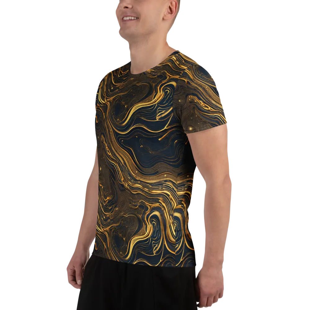 Auric Undertow on Men's Athletic T-Shirt — Left