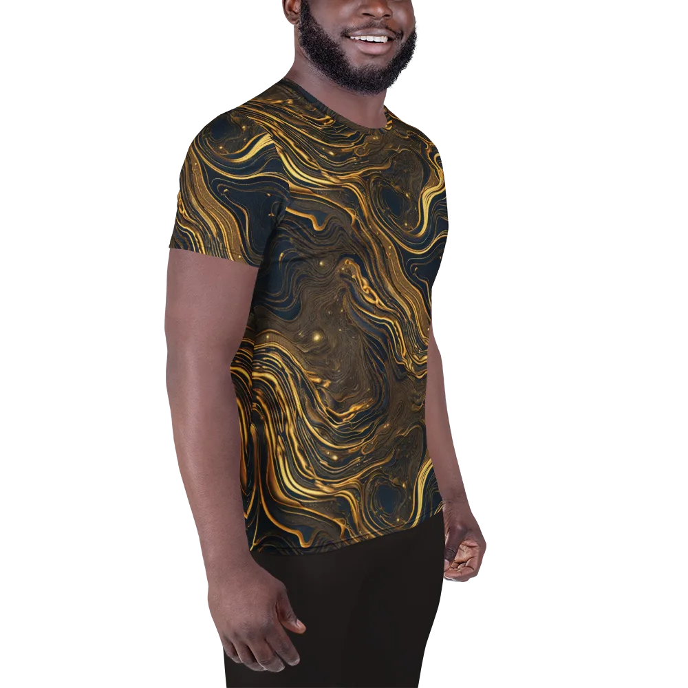 Auric Undertow on Men's Athletic T-Shirt — Right