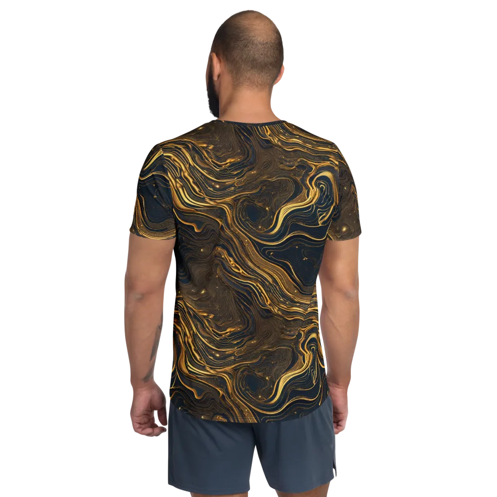 Auric Undertow on Men's Athletic T-Shirt — Back