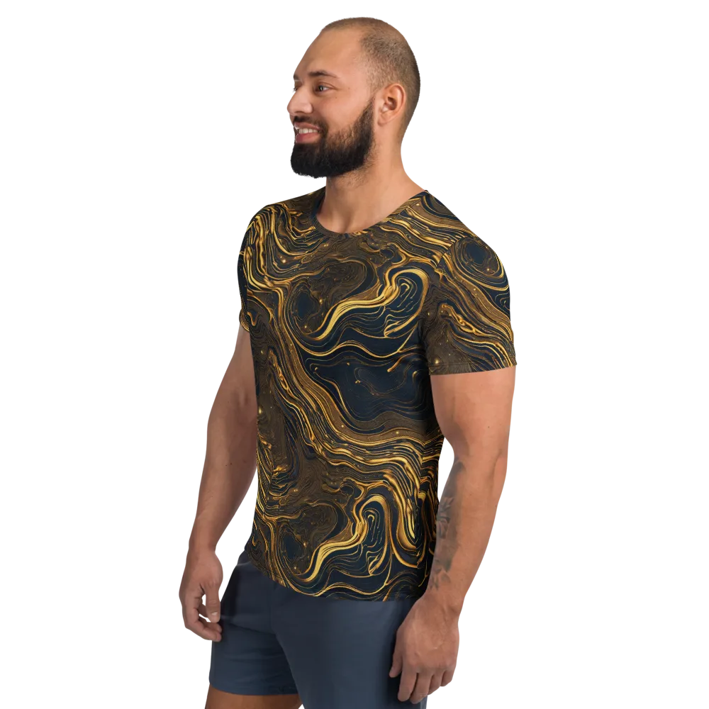 Auric Undertow on Men's Athletic T-Shirt — Left