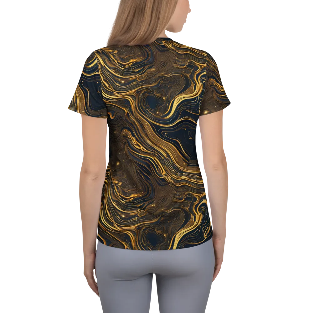 Auric Undertow on Women's Athletic T-Shirt — Back