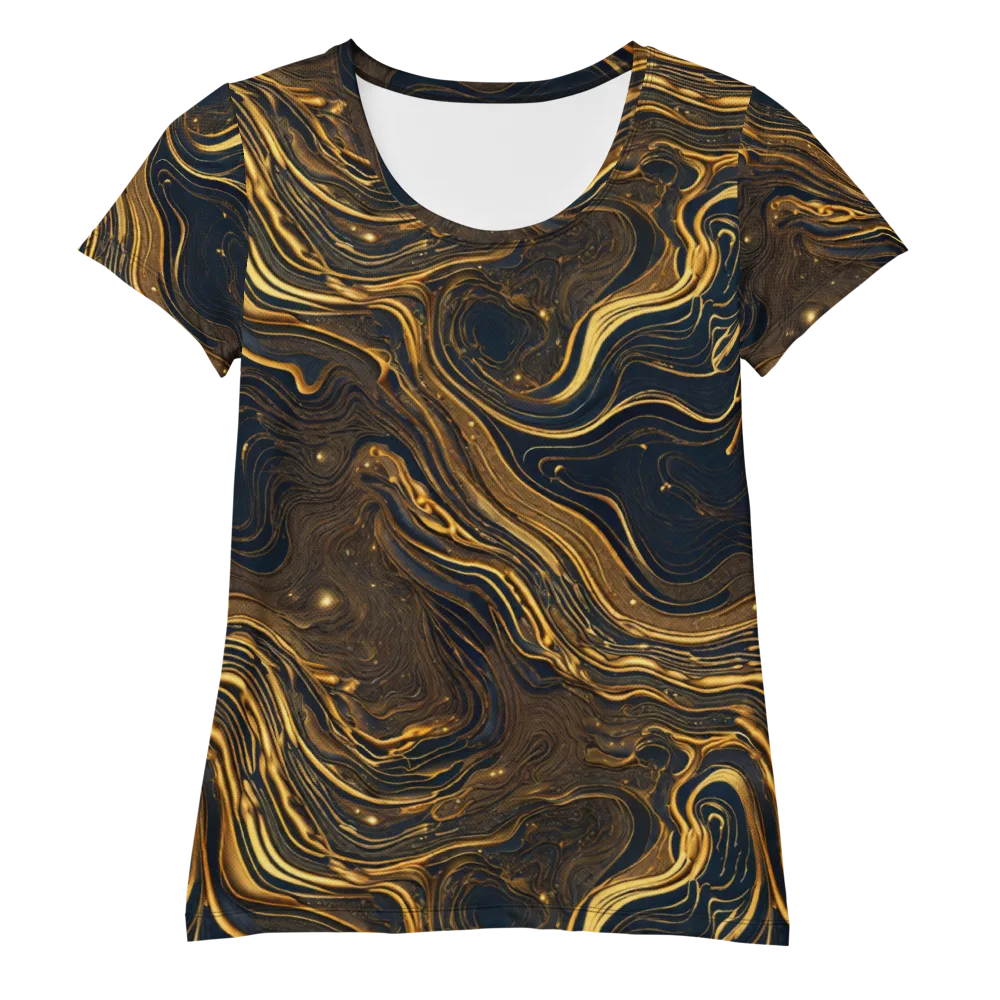 Auric Undertow on Women's Athletic T-Shirt — Front