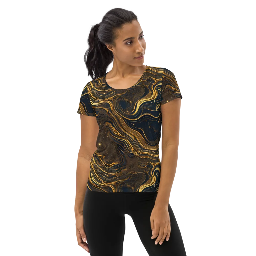Auric Undertow on Women's Athletic T-Shirt — Front