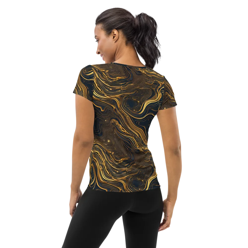 Auric Undertow on Women's Athletic T-Shirt — Back