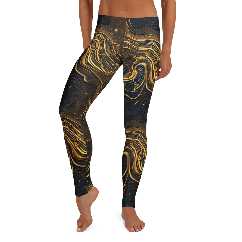 Auric Undertow on Leggings — Front