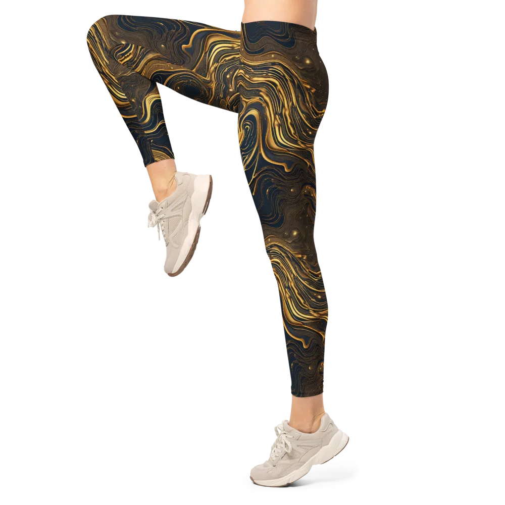 Auric Undertow on Leggings — Left
