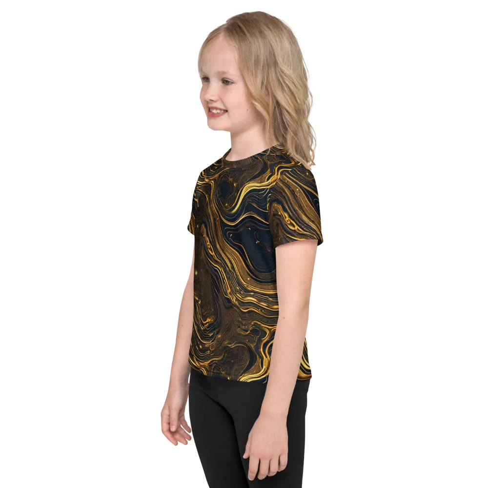 Auric Undertow on Kids Crew Neck T-Shirt — Left