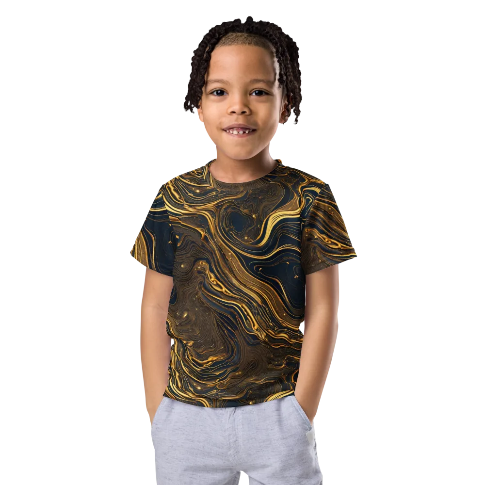 Auric Undertow on Kids Crew Neck T-Shirt — Front