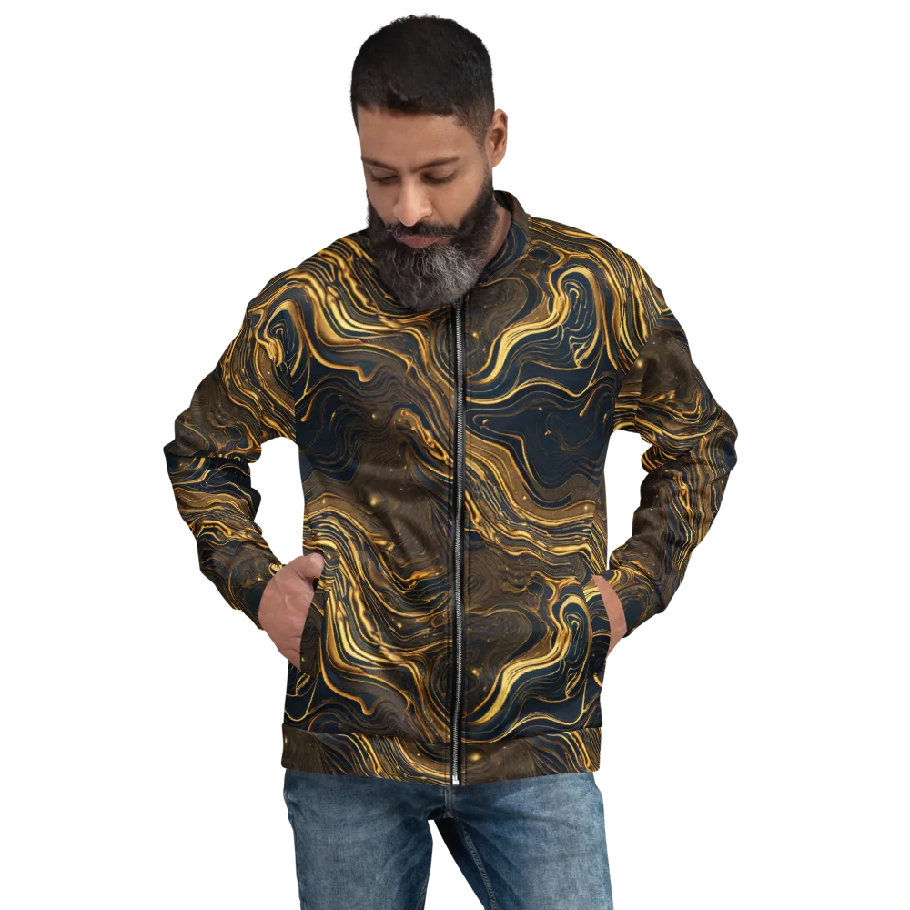Auric Undertow on Bomber Jacket — Front