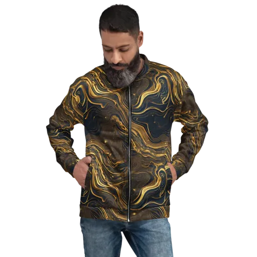 Auric Undertow on a Bomber Jacket