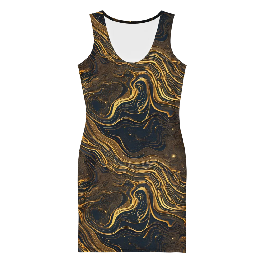 Auric Undertow on Bodycon Dress — Front