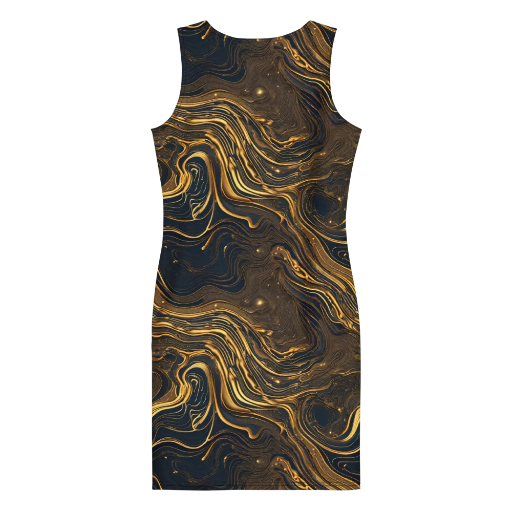 Auric Undertow on Bodycon Dress — Back