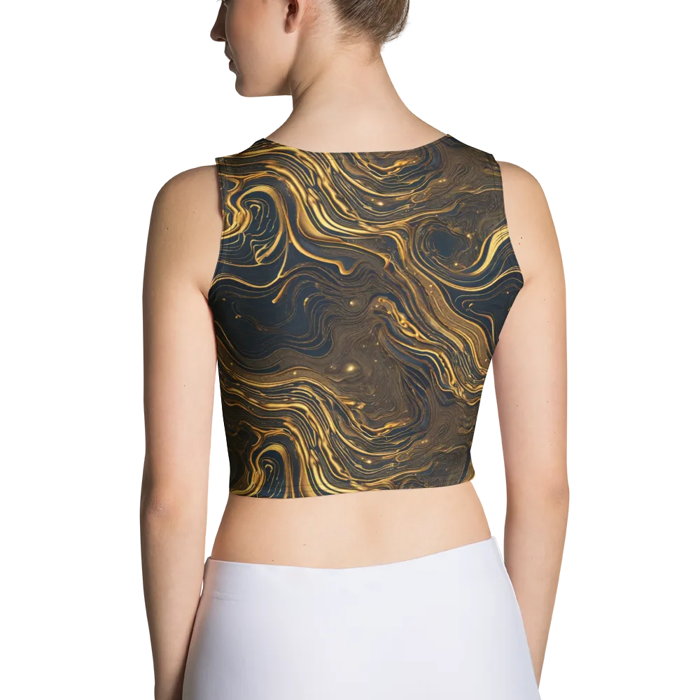 Auric Undertow on Crop Top — Back