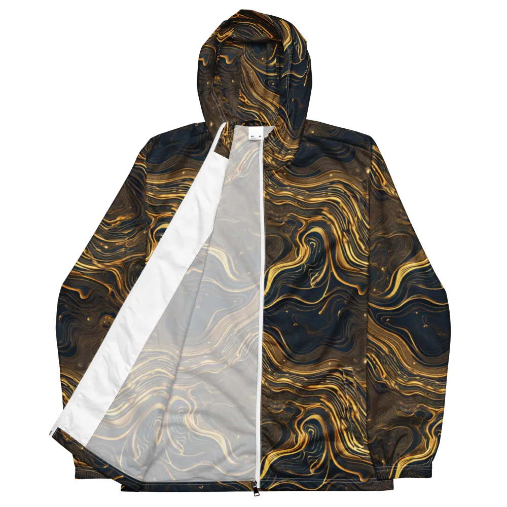 Auric Undertow on Men's Windbreaker — Front