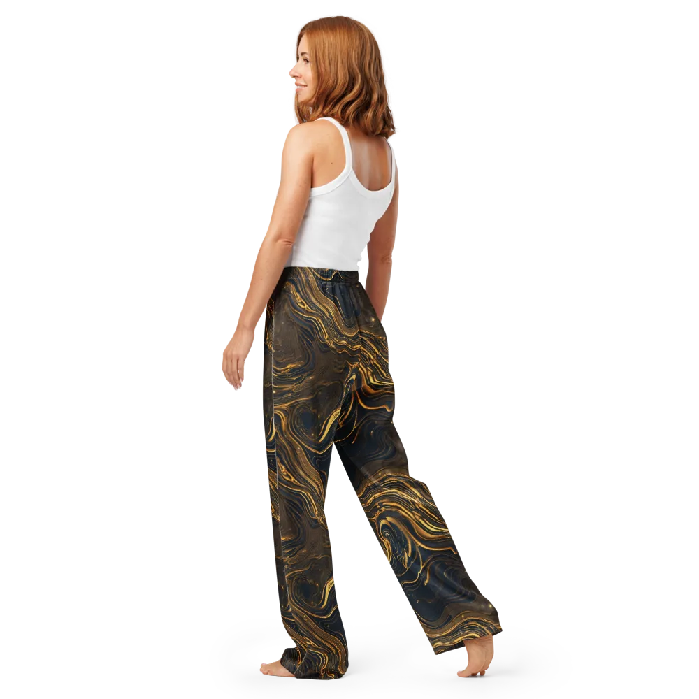 Auric Undertow on Women's Pajama Pants — Back