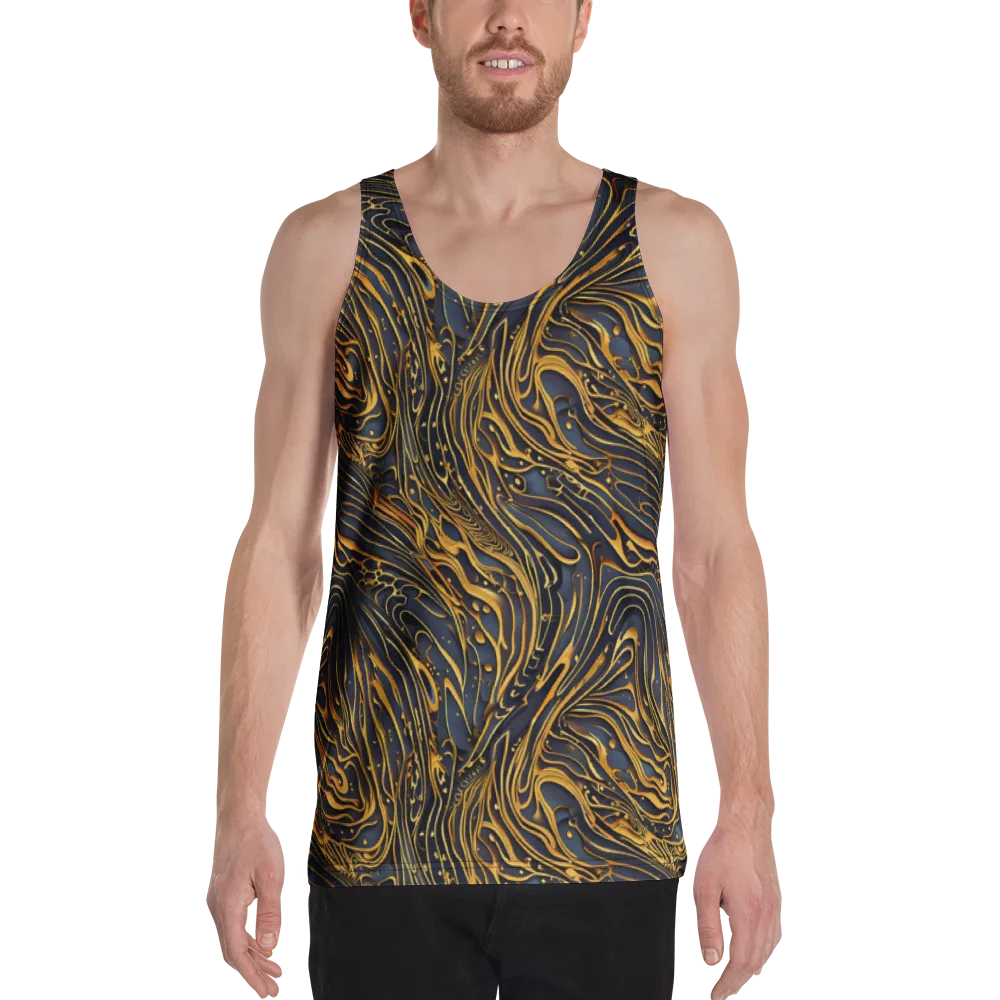 Aurum Drift on Men's Tank Top — Front