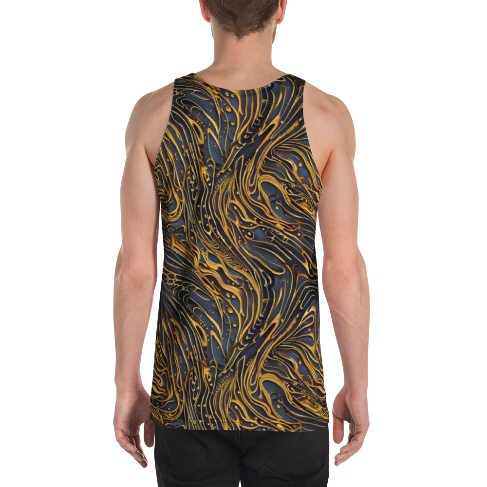 Aurum Drift on Men's Tank Top — Back