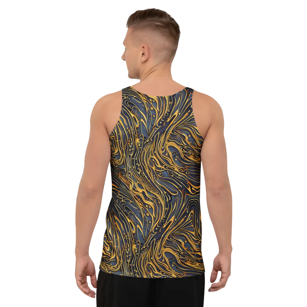 Aurum Drift on Men's Tank Top — Back