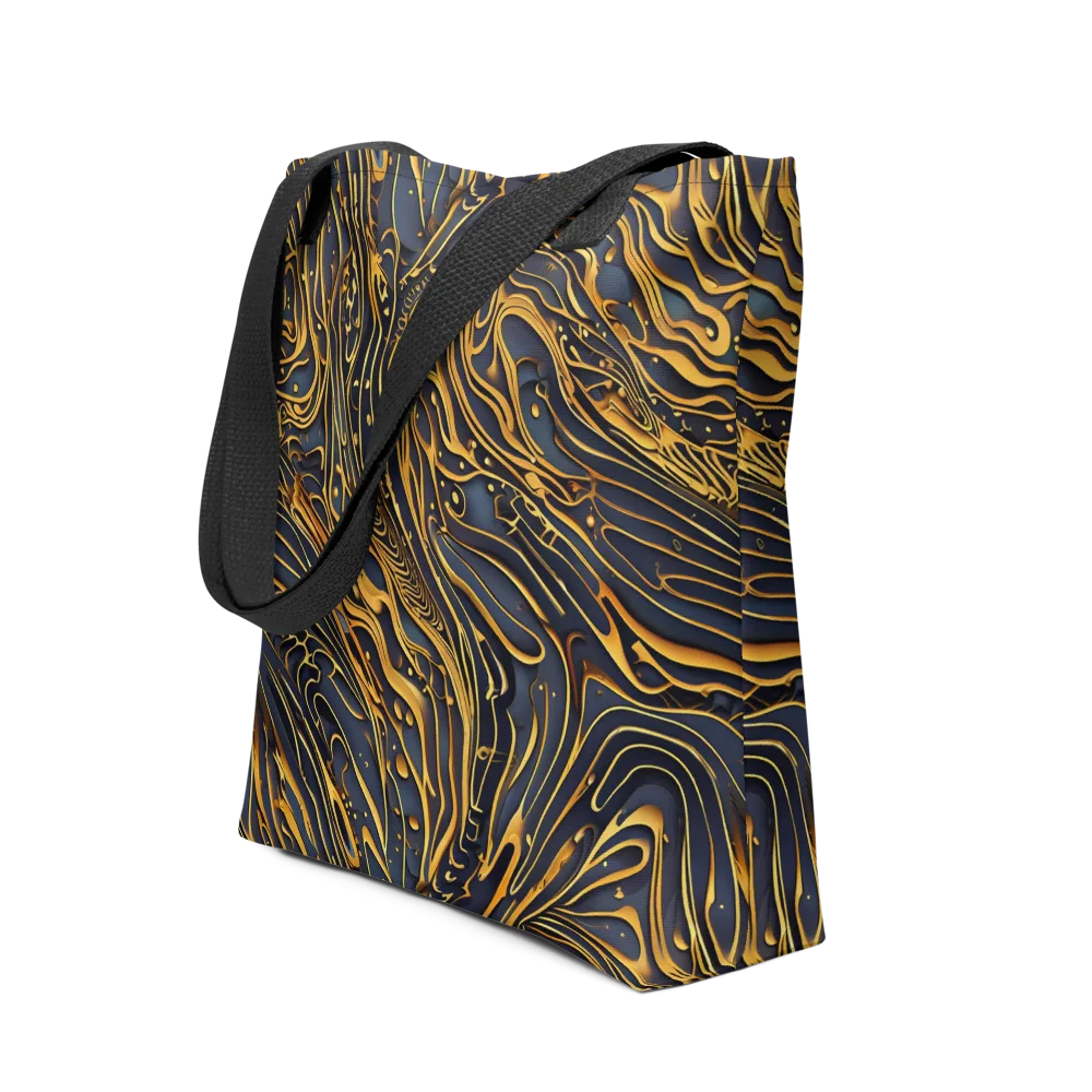 Aurum Drift on Tote Bag — Front