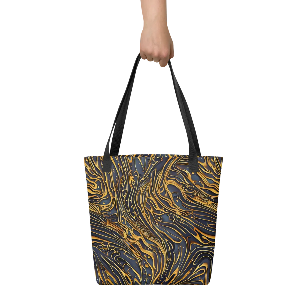 Aurum Drift on Tote Bag — Front