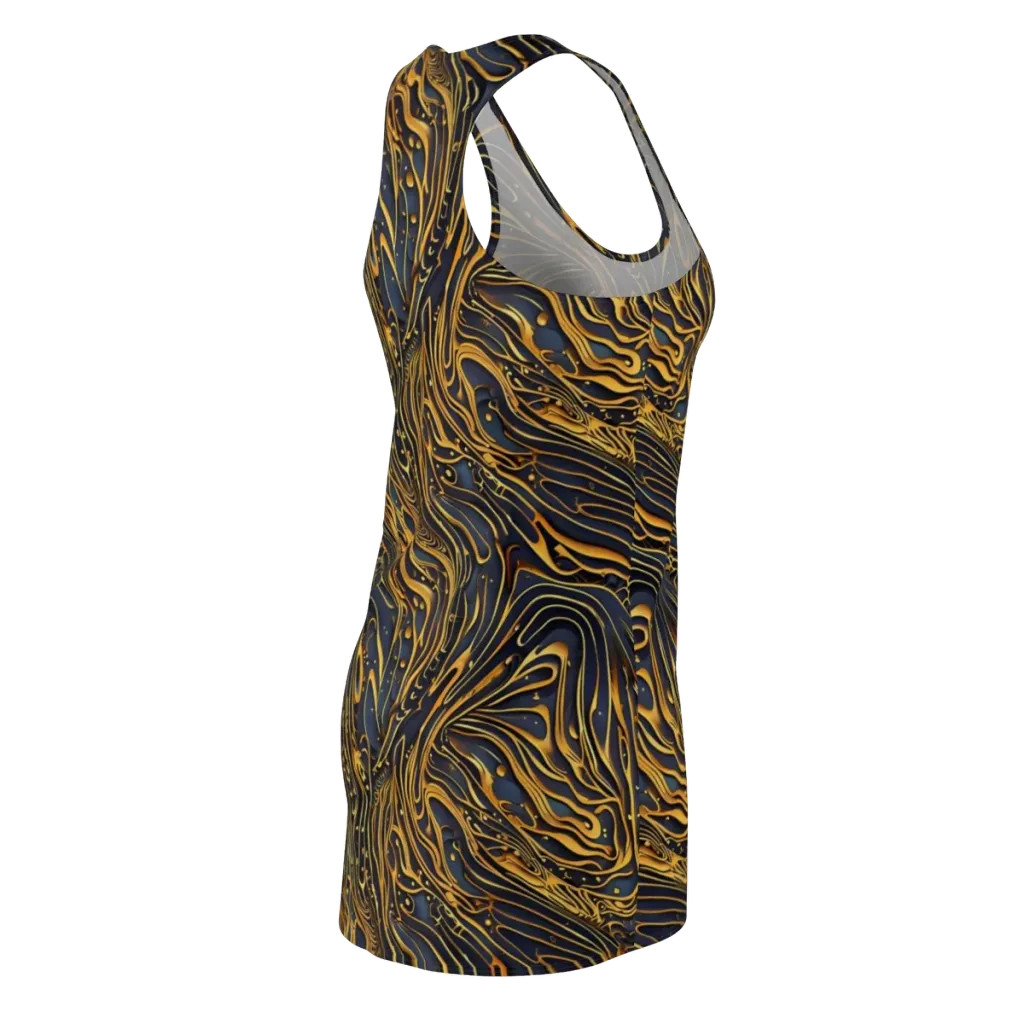 Aurum Drift on Racerback Dress — Back Side