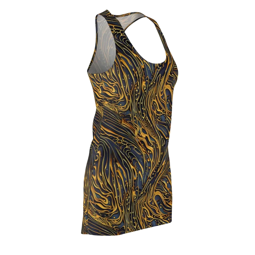 Aurum Drift on Racerback Dress — Front Side