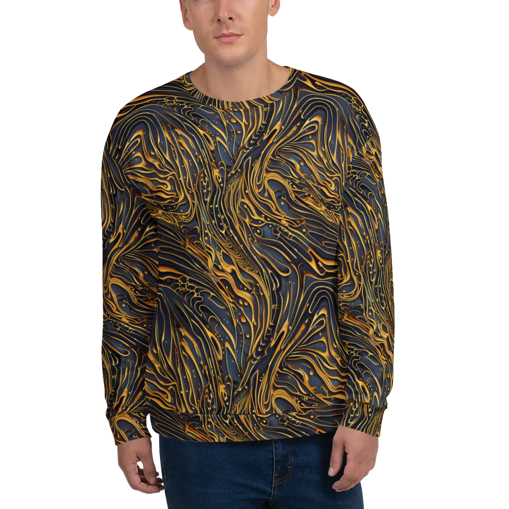 Aurum Drift on Sweatshirt — Front