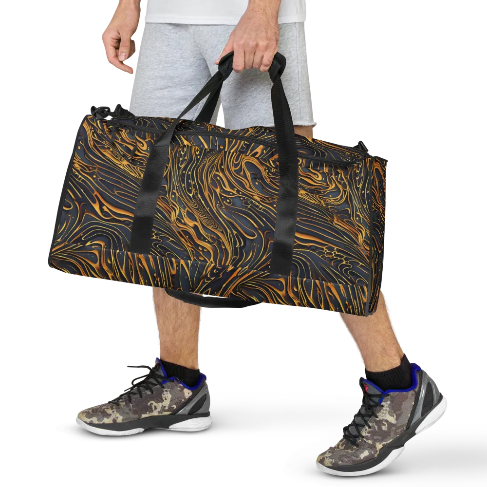 Aurum Drift on Duffle Bag — Front