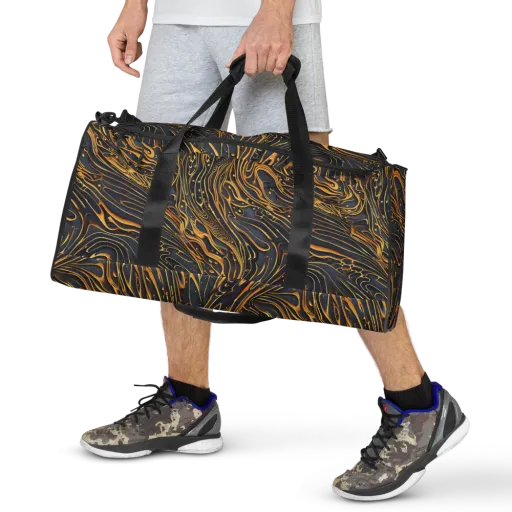 Aurum Drift on a Duffle Bag