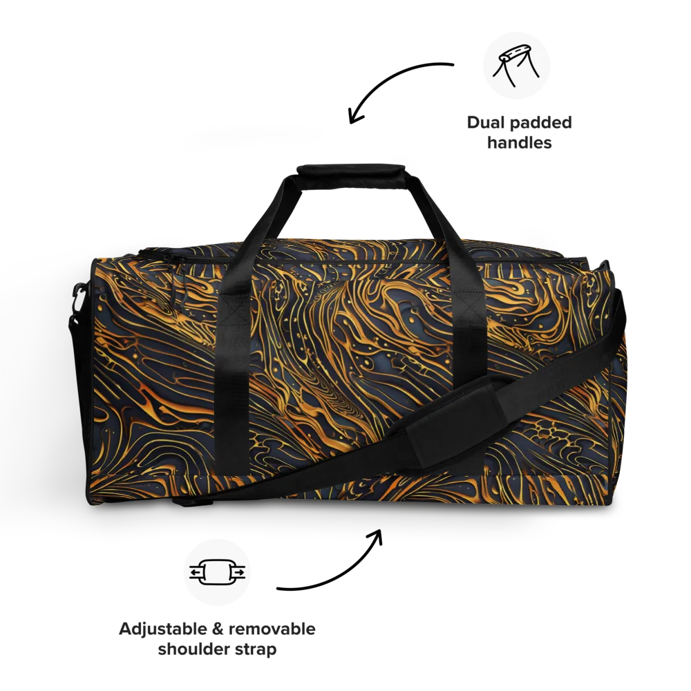 Aurum Drift on Duffle Bag — Front