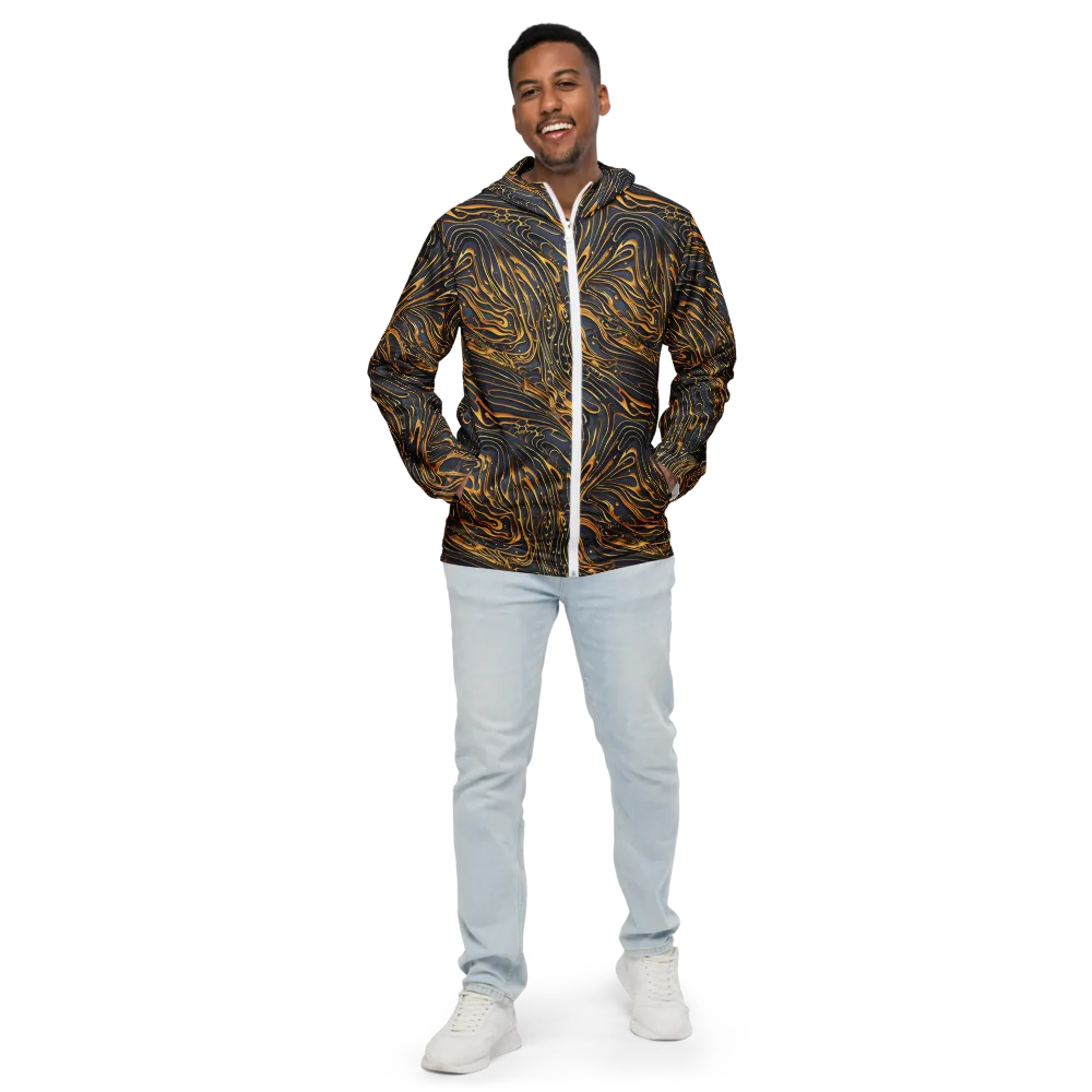 Aurum Drift on Men's Windbreaker — Front