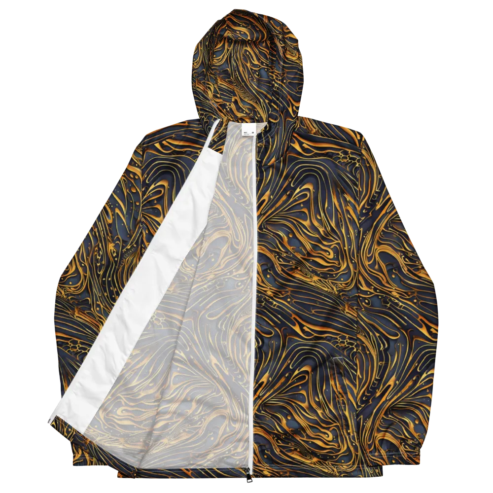 Aurum Drift on Men's Windbreaker — Front