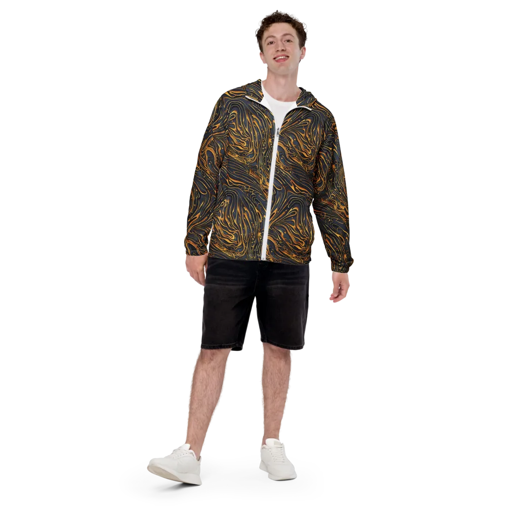 Aurum Drift on Men's Windbreaker — Front