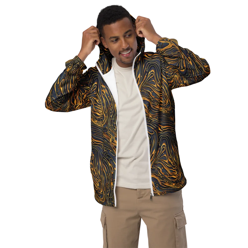 Aurum Drift on Men's Windbreaker — Front