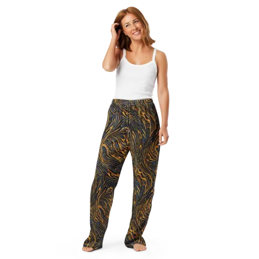 Aurum Drift on a Women's Pajama Pants