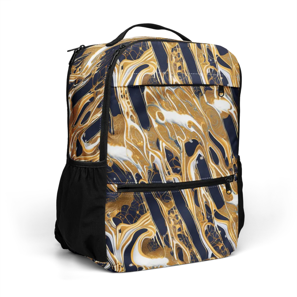 Molten Filigree on Utility Backpack — Right Front