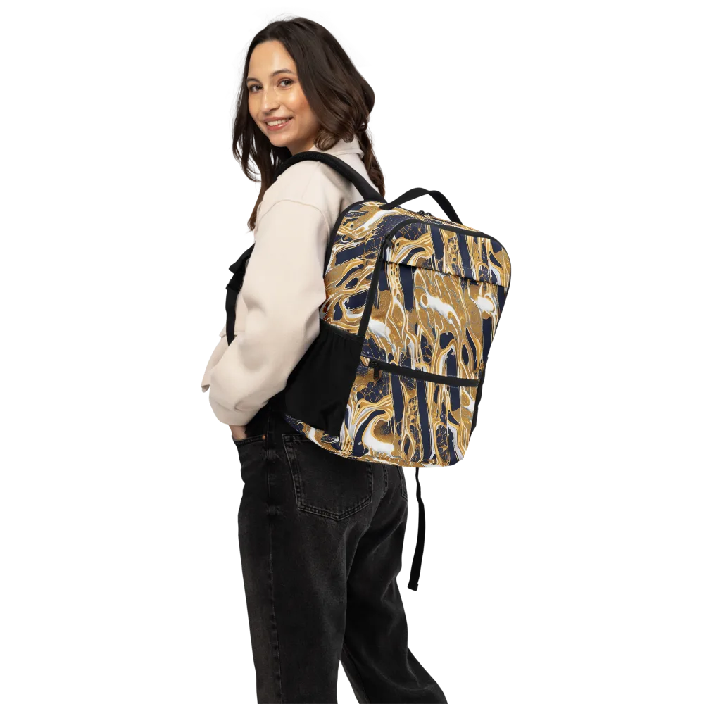 Molten Filigree on Utility Backpack — Back