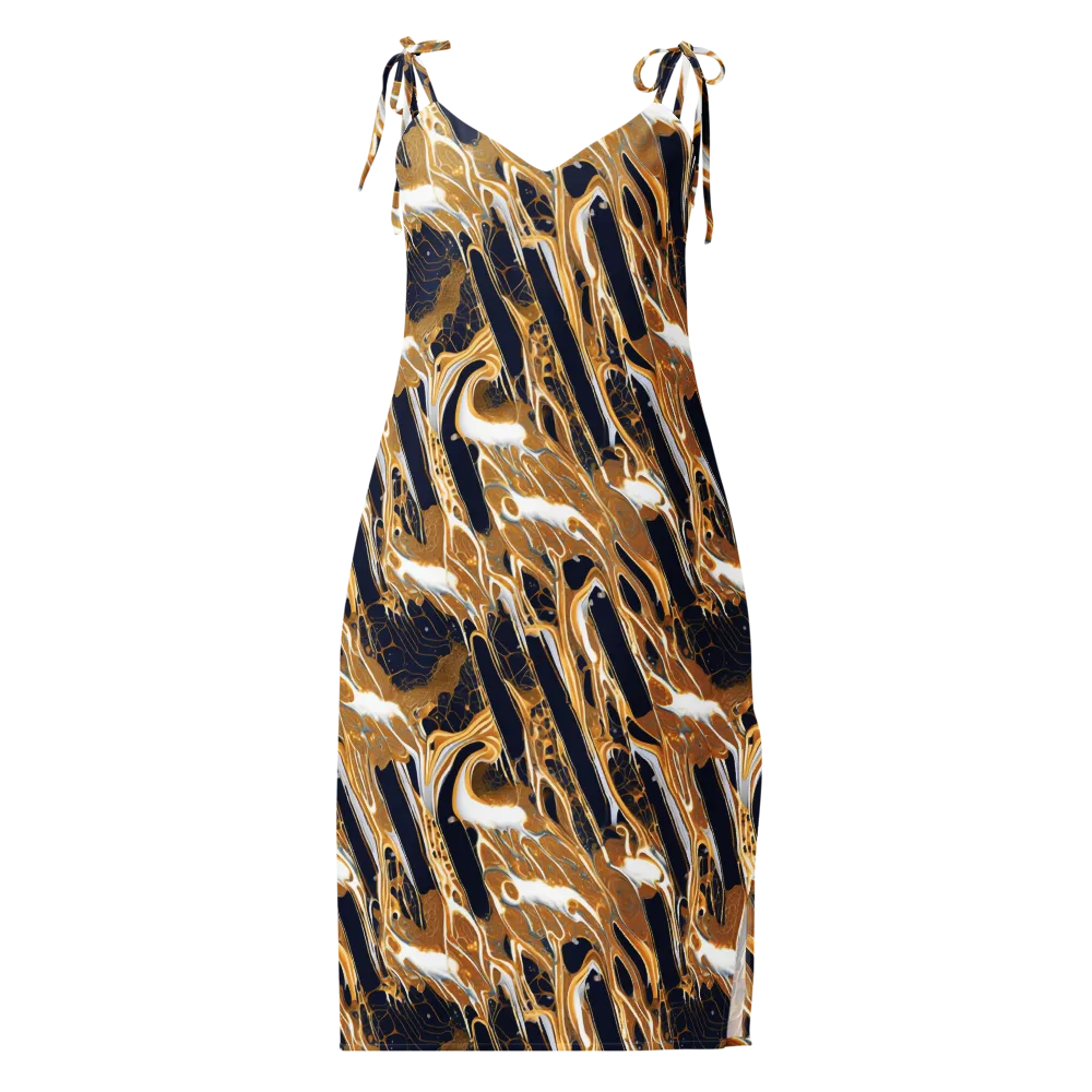 Molten Filigree on Slip Dress — Front