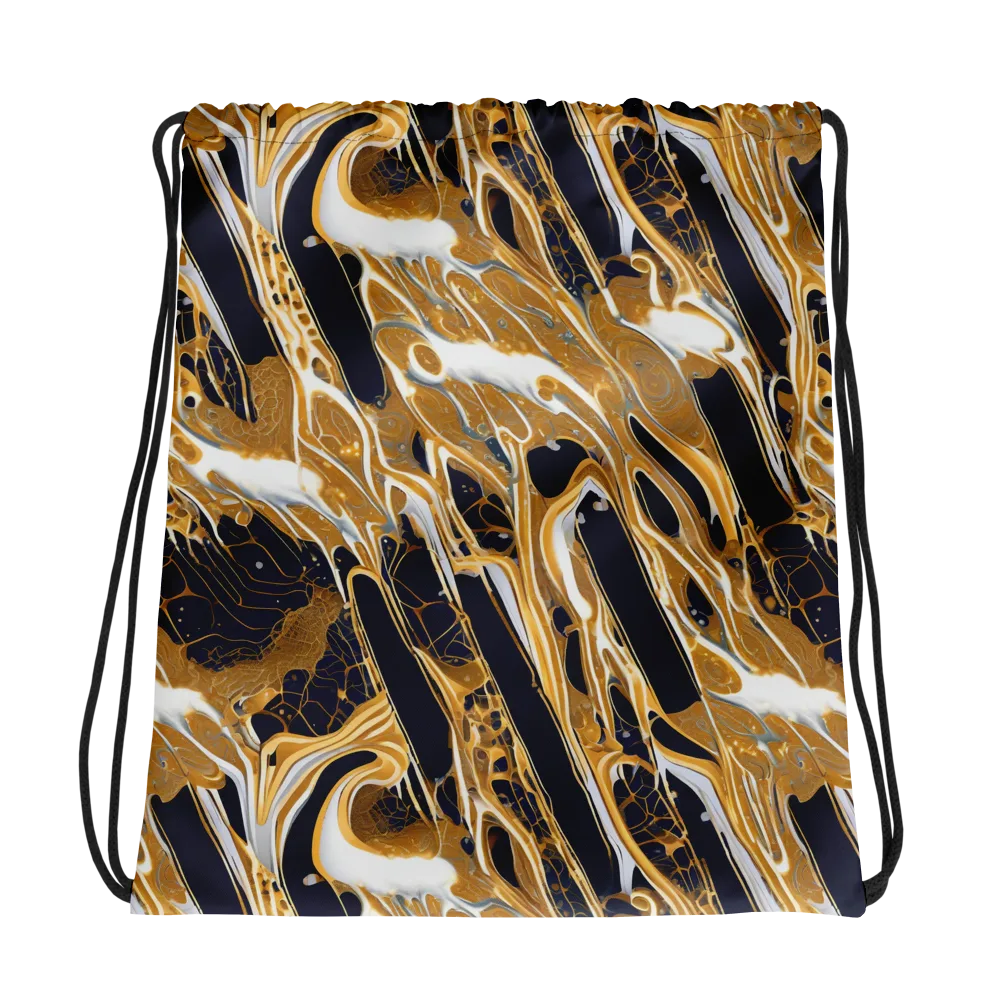 Molten Filigree on Drawstring Bag — Photo