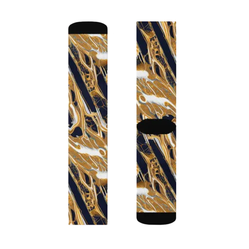 Molten Filigree on a Socks