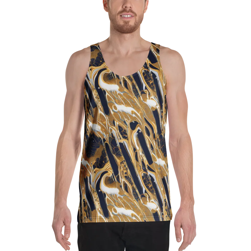 Molten Filigree on Men's Tank Top — Front