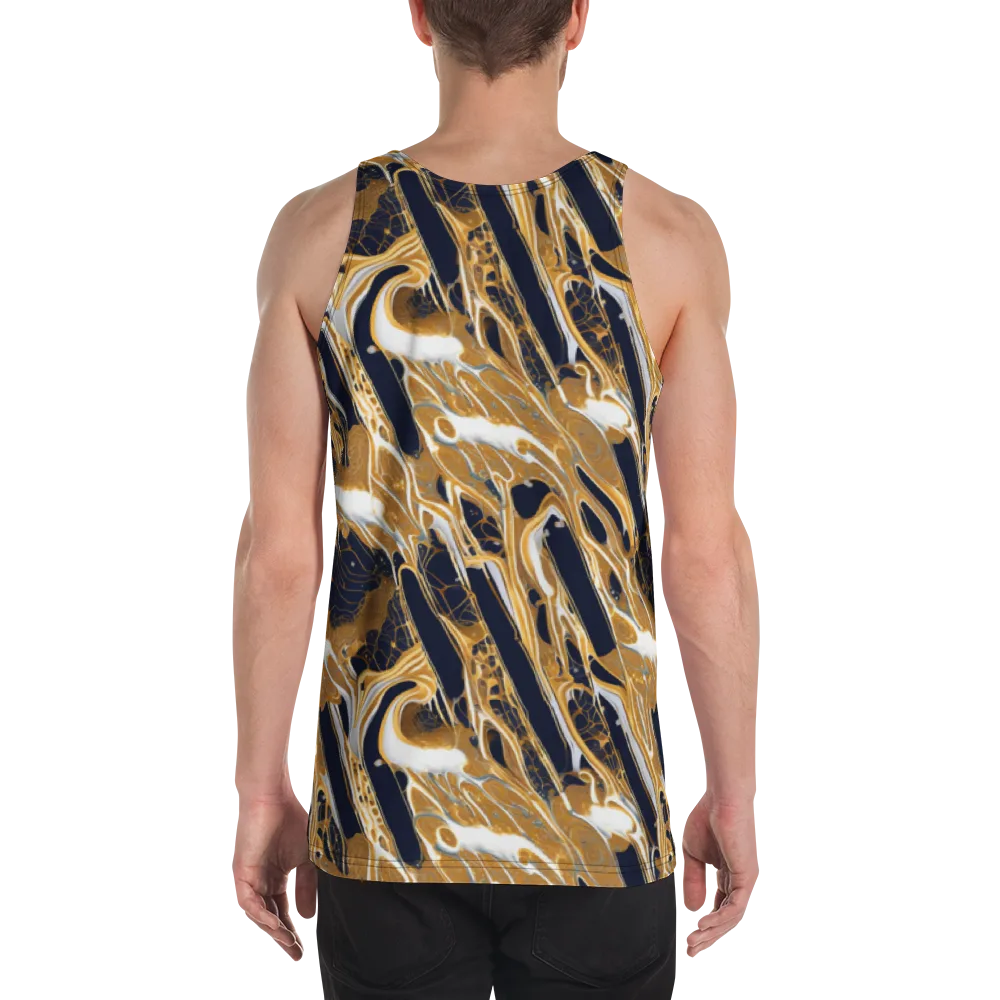 Molten Filigree on Men's Tank Top — Back