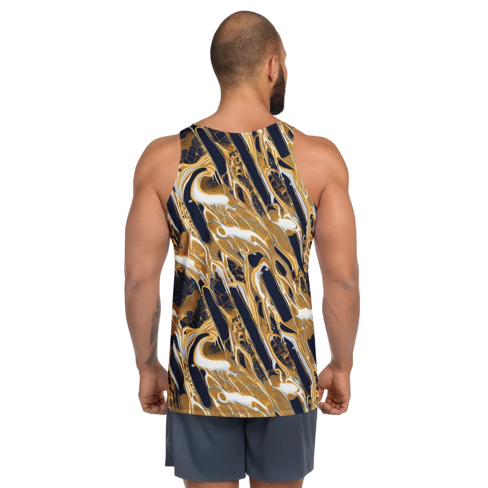 Molten Filigree on Men's Tank Top — Back